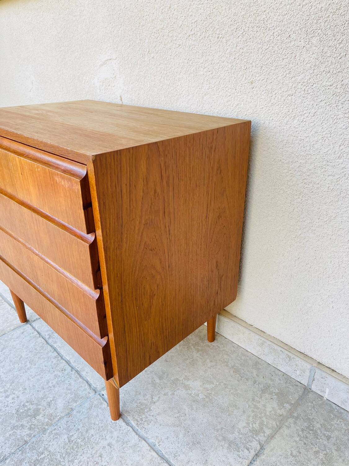 Scandinavian teak chest of drawers
