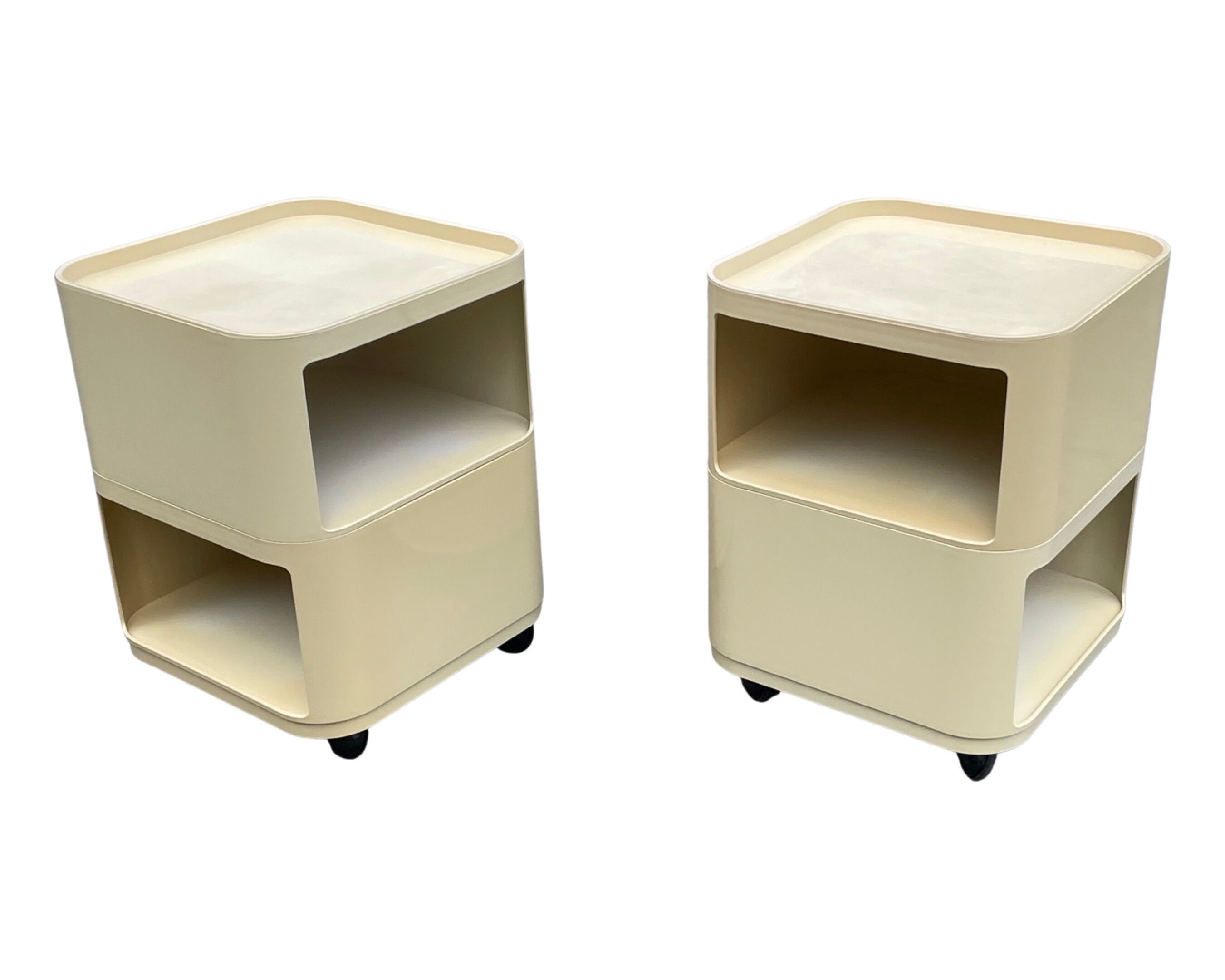 Set of Two Componibili by Anna Castelli Ferrieri for Kartell