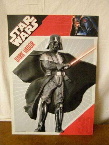 Cinema: Rigid poster in relief Star Wars: Darth Vader