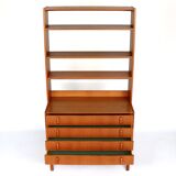 Pair of Scandinavian teak bookcases from the 60s