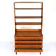 Paire de bibliothèques scandinaves en teck années 60