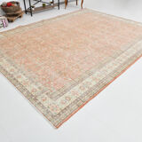10x13 peach red oversized persian rug, 290x388cm