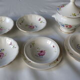 Dinette set in porcelain