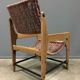 1950's very original french rope lounge chair