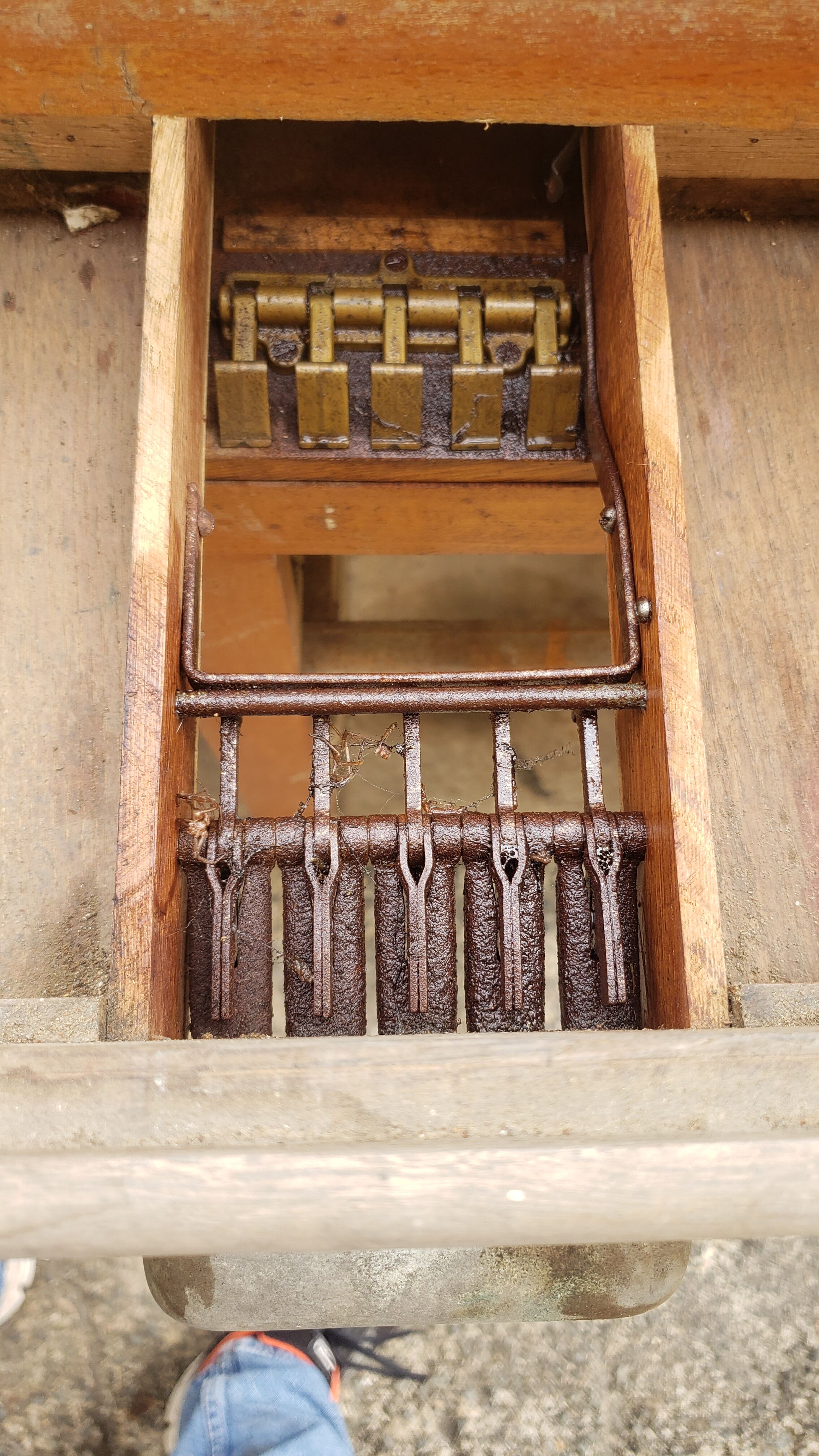 Former butcher's counter