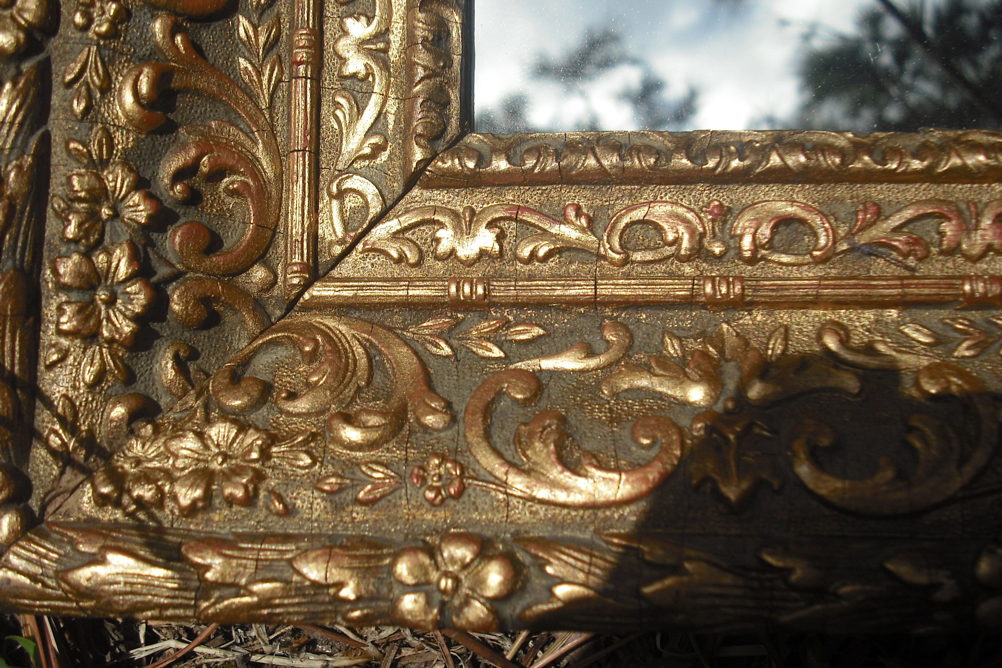 Grand Mirror Stuc Gold 63.8 / 50.2 - 19th