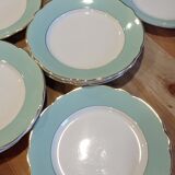 10 assiettes Lunéville Badonviller