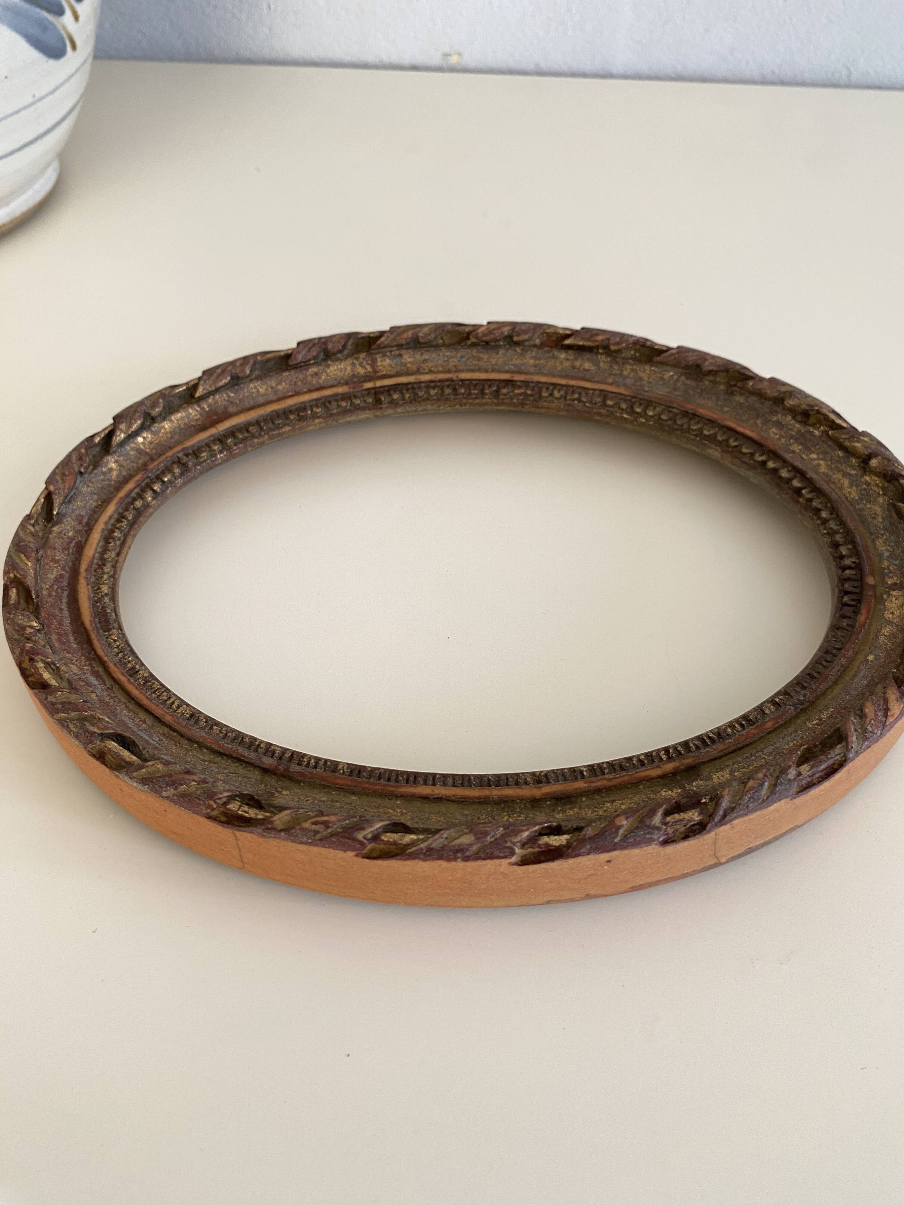 Italian wood and gold frame