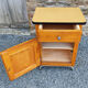 Pair of bedsides, boarding school, wood, metal, formica, vintage, 50s
