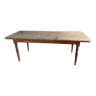 Wooden table pegged without drawer