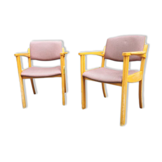 Pair of vintage armchairs 70s-80s