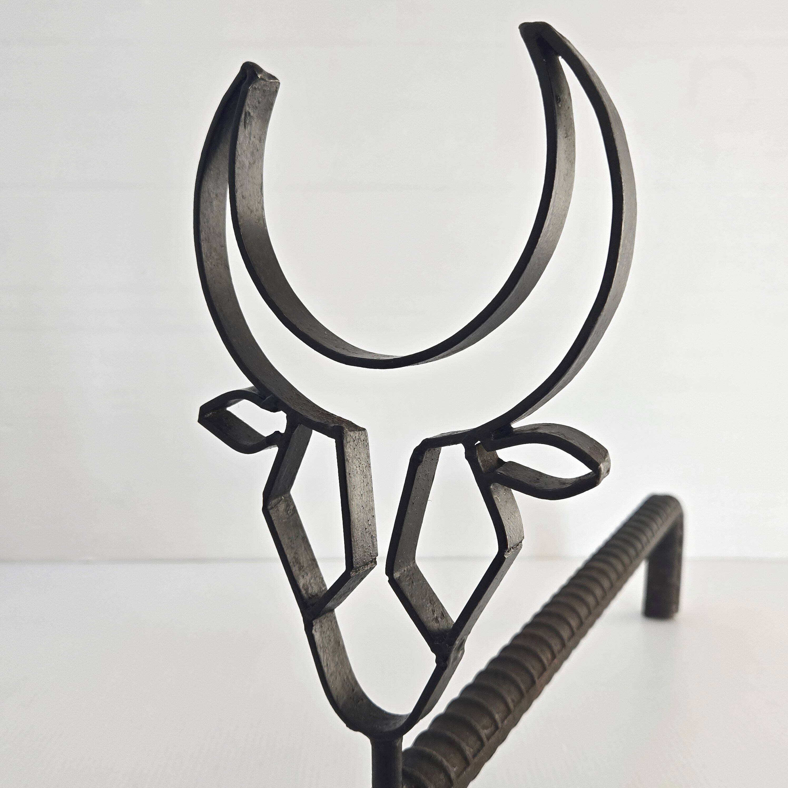 Pair of vintage 1960s andirons