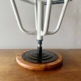 Vintage industrial swivel and height adjustable stool