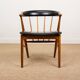 Danish armchair in teak and skai by Helge Sibast for Sibast 1955.