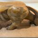 Sculpture de tigre en bois