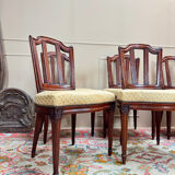 Set of Six Louis XVI Style Oak Chairs