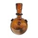 Brown blown glass decanter