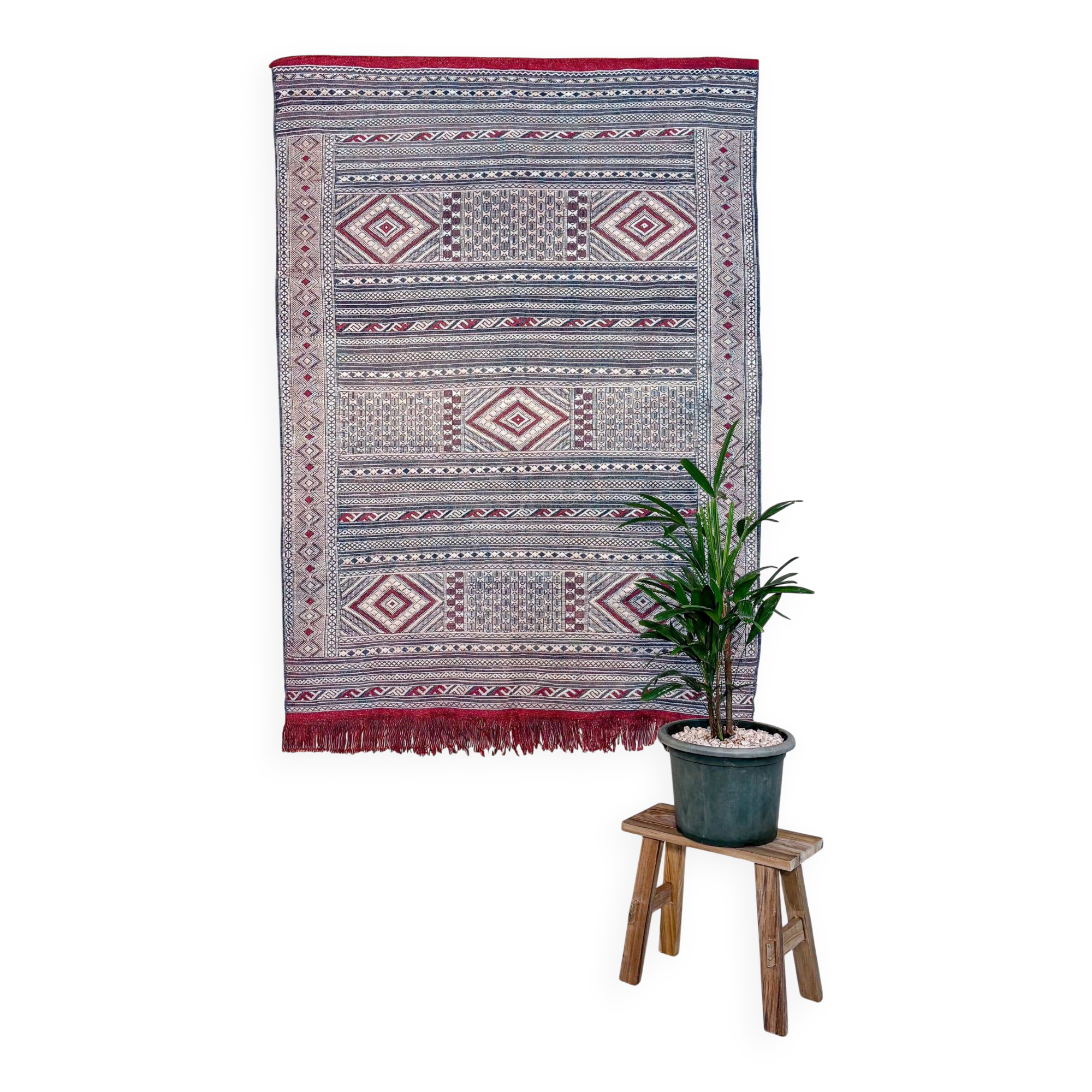 Berber kilim rug Hanbel 206×147