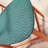 Set of 4 Chairs Drevotex Emerald Green