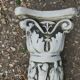 Vintage antique stone Medici garden planters