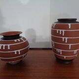 German ceramic vase, 1960s, set of 2