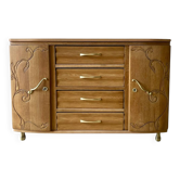 Vintage chest of drawers, 1930s, renovated