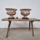 Pair of 19th cast iron basins
