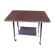 Table d'appoint ou desserte vintage plateau formica couleur bois
