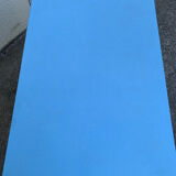 Blue formica table Sogemap 1960