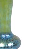 Johann loetz witwe vase "oignon" en verre irisé