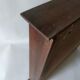 Wooden shelf with 32 vintage Cole & Mason spice jars