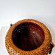 Japanese Style Bamboo/Rattan Woven Basket - Vintage