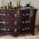 Louis XV style curved chest of drawers