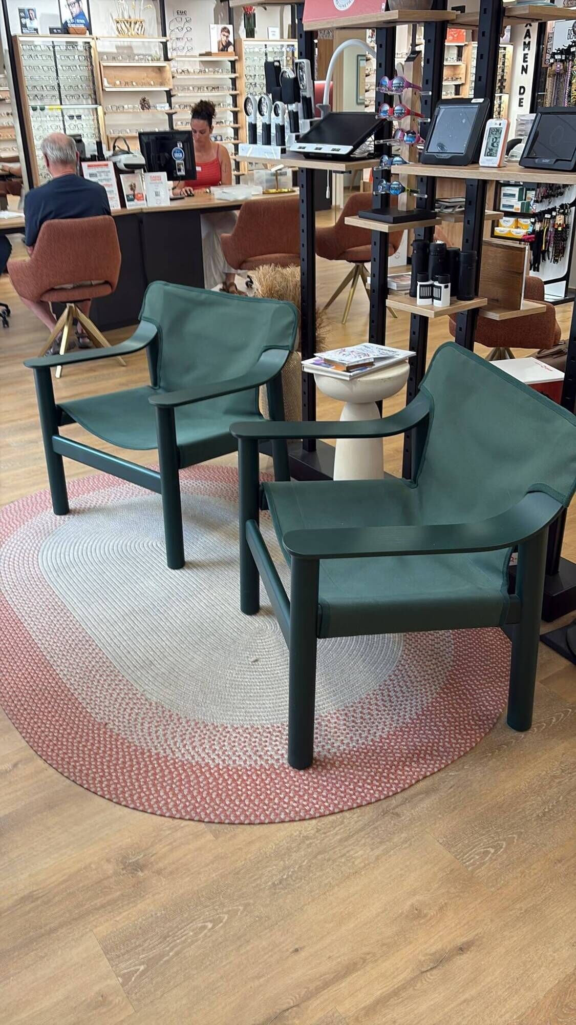 Lot de 2 fauteuils HAY vert