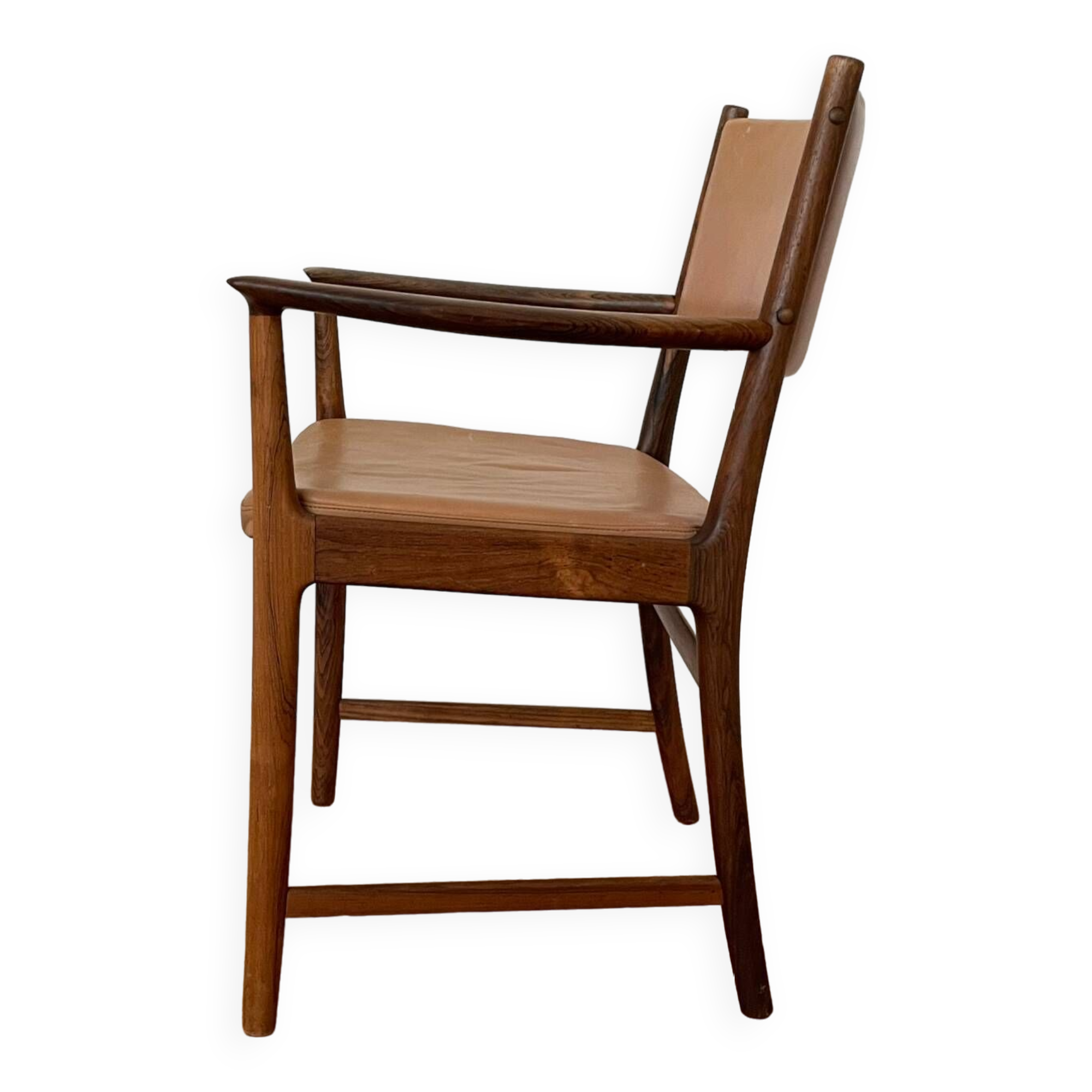 Danish Palisander Armchair Office Chair 1950s
