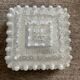 70s molded glass ceiling or wall light