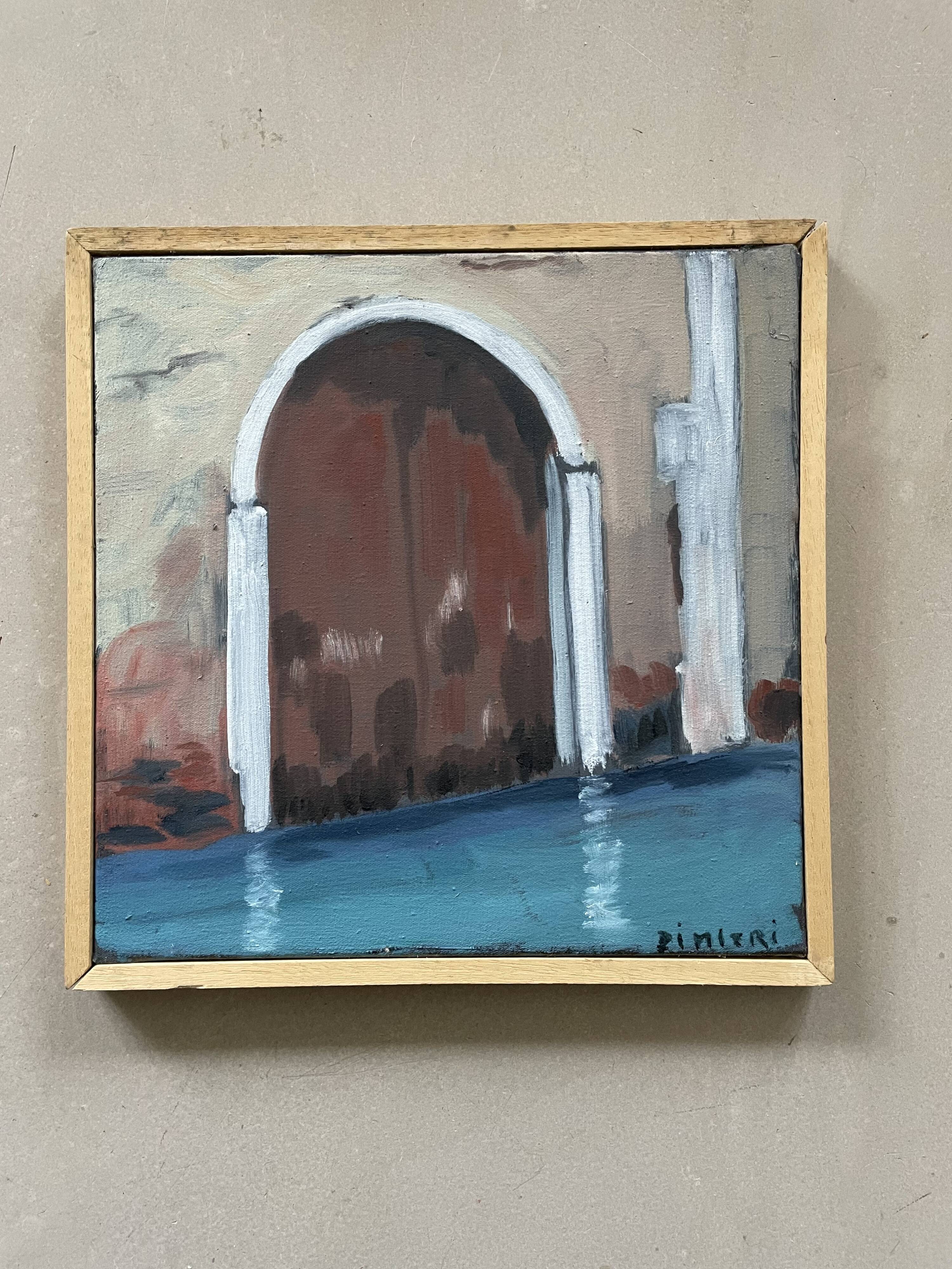 Oil on canvas signed Dimitri