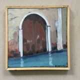 Oil on canvas signed Dimitri