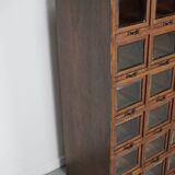 Meuble de mercerie ancien en chêne allemand, années 1920/30
