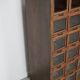 Antique German Oak Haberdashery Shop Cabinet, 1920/30s