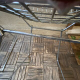 Pair of Harry Bertoia chair for Knoll vintage chrome steel 80s