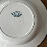 Assiettes en terre de fer Sarreguemines Margot