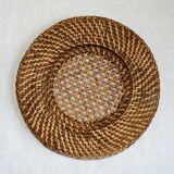 Lot of 5 under wicker plates
