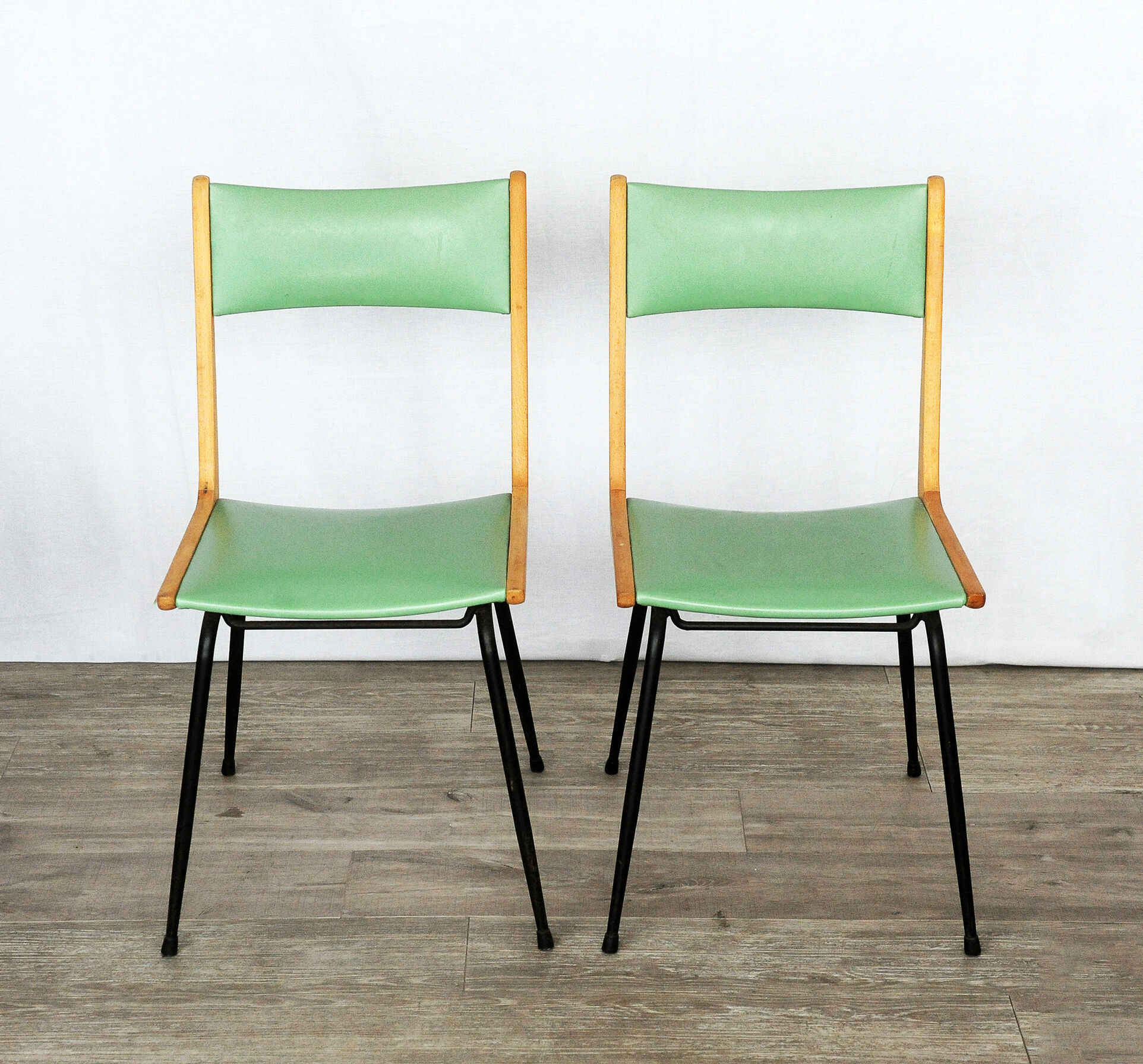 Pair of Italian Chairs, 50's