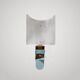 Arlus paire d'appliques métal perspex blanc vintage wall light 1960