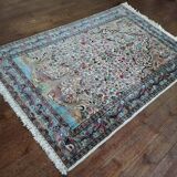 Handmade Pakistani wool and silk rug 183x124cm