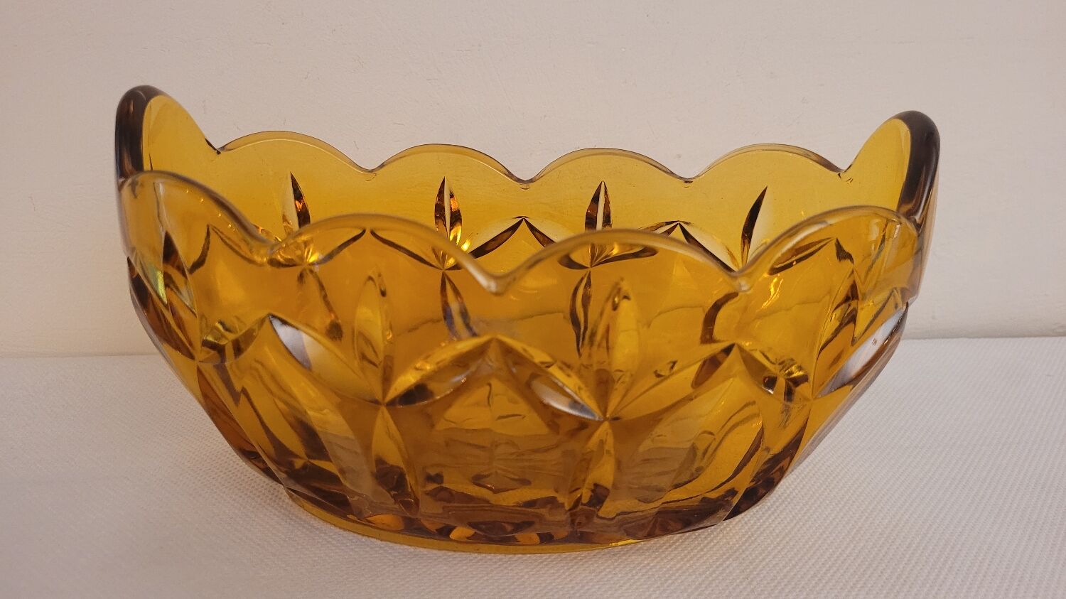 Empty pocket amber glass 60's