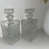Vintage whisky decanters