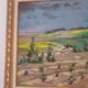 Vintage oil painting on canvas
