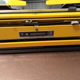 Adler Tippa Yellow Typewriter - Querty Keyboard - Works